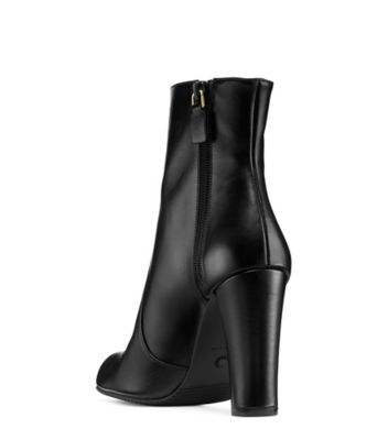 Stuart Weitzman,BOTTINE HIGHLAND À FERMETURE ÉCLAIR,Bootie,Cuir,Noir