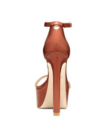 Stuart Weitzman,NUDIST HOLLYWOOD PLATFORM SANDAL,,Back View