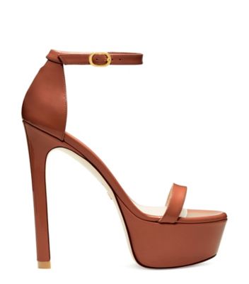 Stuart Weitzman,NUDIST HOLLYWOOD PLATFORM SANDAL,,Front View