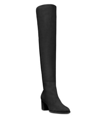 Stuart Weitzman,HARPER 60,Boot,Suède,Noir,Side View