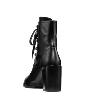 Stuart Weitzman,IVEY,Bootie,Cuir,Noir