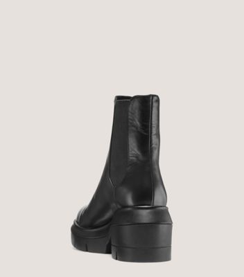 Stuart Weitzman,NORAH,Bootie,Cuir,Noir