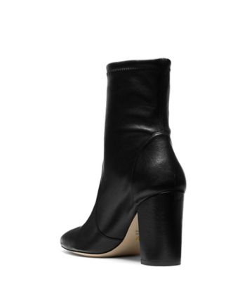 Stuart Weitzman,CARESSA 80,Bootie,Cuir nappa extensible,Noir