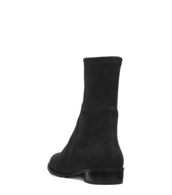 Stuart Weitzman,BOTTINE LILENE,Bootie,Suède extensible,Noir
