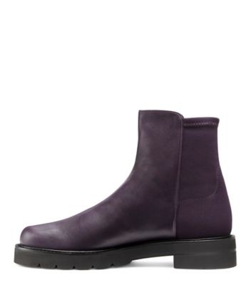 Stuart Weitzman,BOTTINE 5050 LIFT,Bootie,Cuir nappa,Pourpre aubergine