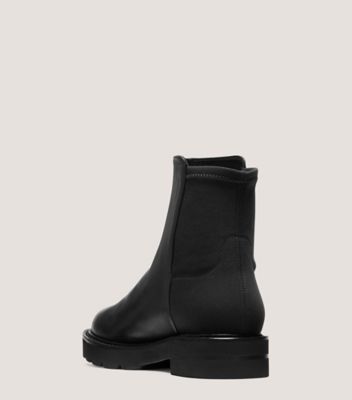 Stuart Weitzman,5050 LIFT BOOTIE,Black,Back View