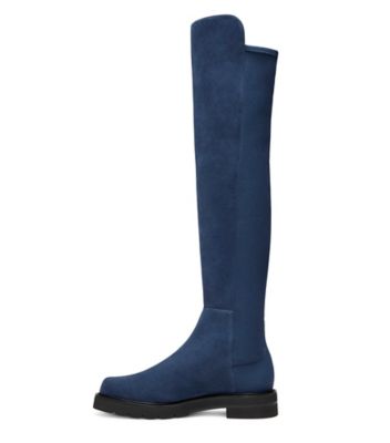 Stuart Weitzman,5050 LIFT,Boot,Suède,Indigo