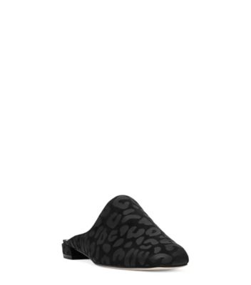 Stuart Weitzman,MULEARKY,Mule,Suède léopard,Noir