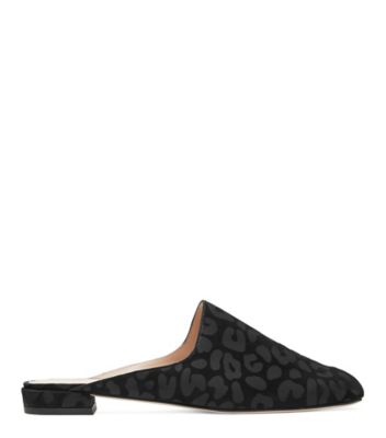 Stuart Weitzman,MULEARKY,Mule,Suède léopard,Noir