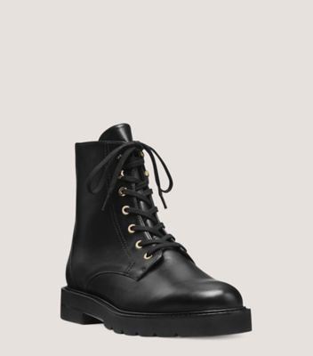 Stuart Weitzman,Bottine Mila Lift,Bootie,Cuir,Noir,Side View