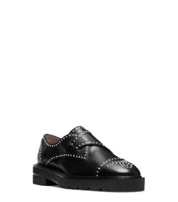 Stuart Weitzman,JACKSON LIFT,Loafer,Cuir,Noir
