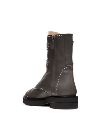 Stuart Weitzman,JESSE LIFT,Bootie,Cuir,Noir