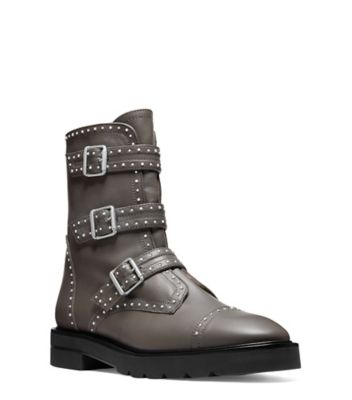 Stuart Weitzman,JESSE LIFT,Bootie,Cuir,Gris flanelle,Side View