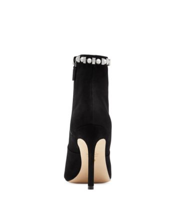 Stuart Weitzman,ARISTA SHINE,Bootie,Suède,Noir