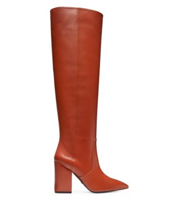 Stuart Weitzman,Willa,Boot,Cuir nappa verni,Cardamome,Front View