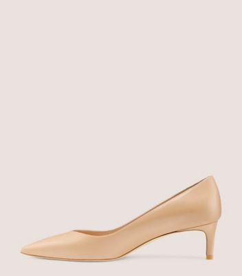 Stuart Weitzman,Anny 50,Pump,Cuir,Beige adobe