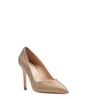 Stuart Weitzman,ANNY,Pump,Noir,Platine