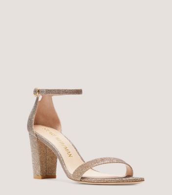 Stuart weitzman gold online sandals