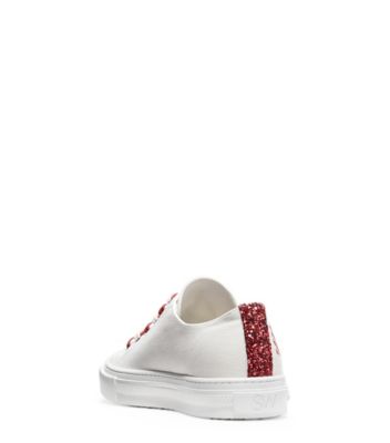 Stuart Weitzman,OLLIE HEART,Sneaker,Sergé de toile,Crème