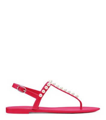 Stuart Weitzman,GOLDIE JELLY SANDAL,,Front View