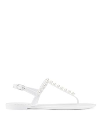Stuart Weitzman,GOLDIE JELLY SANDAL,,Front View