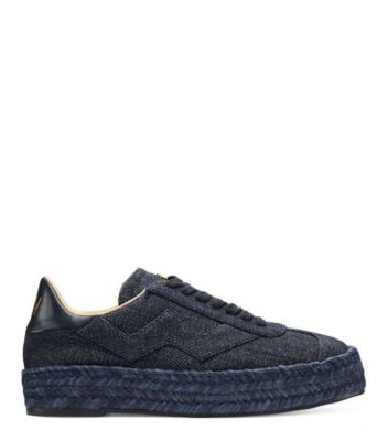 Stuart Weitzman,ESPADRILLE DARYL EN TOILE,Sneaker,Denim,Indigo