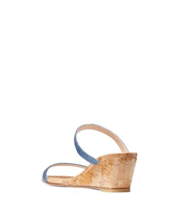 Stuart Weitzman,ALEENA 50 WEDGE,,Back View