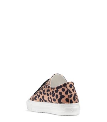 Stuart Weitzman,OLLIE,Sneaker,Toile brillante,Or rose