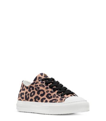 Stuart Weitzman,OLLIE,Sneaker,Toile brillante,Or rose