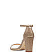 Stuart Weitzman,NEARLYNUDE,Sandal,Shimmering suede,Wisteria Purple,Back View