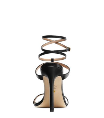 Stuart Weitzman,ELLSIE 100 LACE-UP SANDAL,,Back View