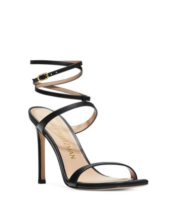 Stuart Weitzman,ELLSIE 100 LACE-UP SANDAL,,Side View