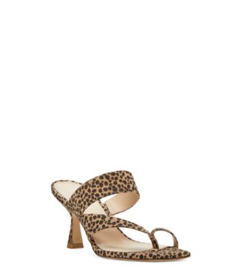 Stuart Weitzman,SANDALE LYLA 75,Sandal,Suède guépard,Léopard