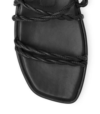 サンダル・ミュール Stuart Weitzman CALYPSO SANDALS (CALYPSO_DRESSNAPPABLACK) STUART WEITZMAN Womens Black Lug Platform Calypso Platform