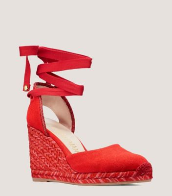 Marguerita Espadrille Wedge, Red, Product