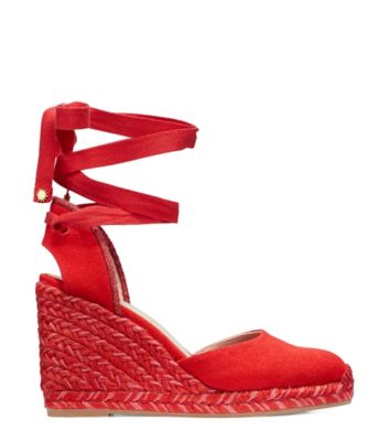 Marguerita Espadrille Wedge, Red, ProductTile