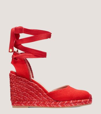 Marguerita Espadrille Wedge, Red, Product