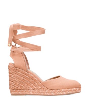 Stuart Weitzman,MARGUERITA ESPADRILLE WEDGE,,Front View