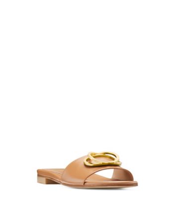 Stuart Weitzman,CAICOS,Sandal,Cuir,Beige,Side View