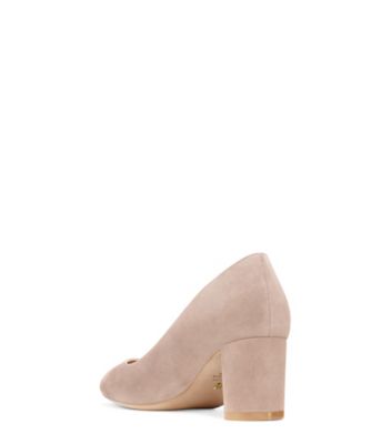Stuart Weitzman,AMATA 60,Pump,Suède,Taupe Dolce,Back View