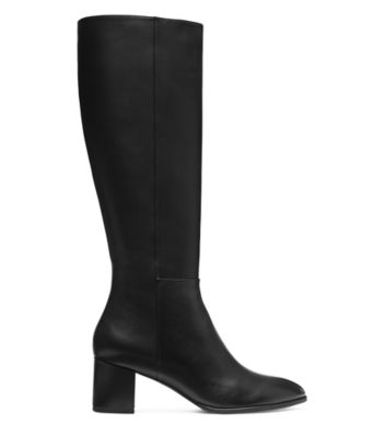 Stuart Weitzman,LAURELIA,Boot,Cuir nappa,Noir,Front View