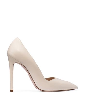 Stuart Weitzman,ANNY 105,Pump,Cuir nappa,Bisque,Front View image number 0