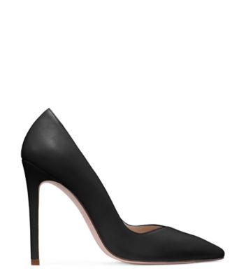 Stuart Weitzman,ANNY 105,Pump,Cuir nappa,Noir,Front View