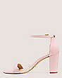Stuart Weitzman,NEARLYNUDE,Sandal,Suede,Cotton Candy