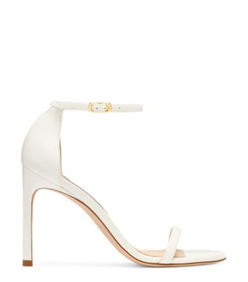 Stuart Weitzman,Sandale à sangle Nudistsong,Sandal,Cuir nappa,Crème