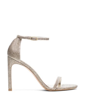 Stuart Weitzman,NUDISTSONG,Sandal,Noir,Platine