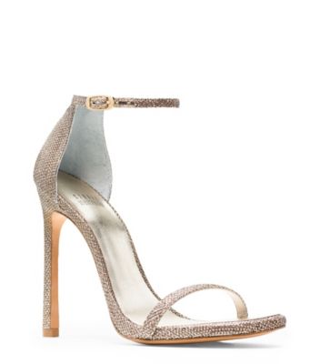 Stuart Weitzman,NUDIST STRAP SANDAL,,Side View