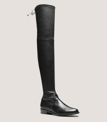 Stuart Weitzman,Lowland,Boot,Cuir nappa extensible,Noir