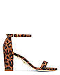 Stuart Weitzman,NEARLYNUDE,Sandal,Cheetah suede,Cappuccino,Front View