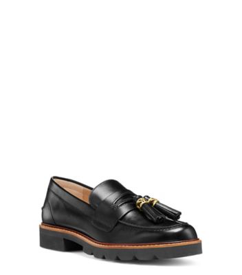 Stuart Weitzman,MANILA SIGNATURE,Flat,Cuir,Noir